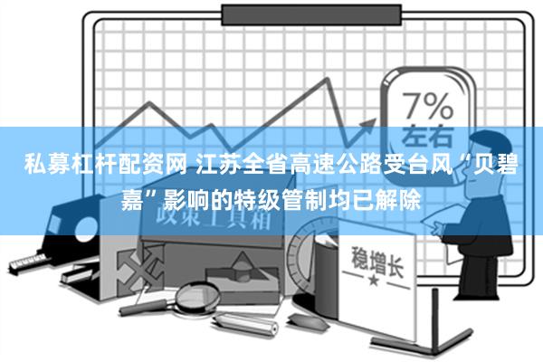 私募杠杆配资网 江苏全省高速公路受台风“贝碧嘉”影响的特级管制均已解除