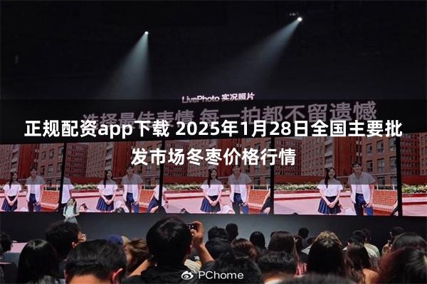 正规配资app下载 2025年1月28日全国主要批发市场冬枣价格行情